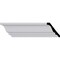 Ekena Millwork 3 3/4"H x 3 3/8"P x 5"F x 94 1/2"L Theia Bead and Barrel Crown Moulding MLD03X03X05TH - alternate 1